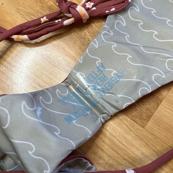 Nirvanic Swim Kaia Bikini Bottom in Plumeria Clay Women’s Size Large - Picture 5 of 6